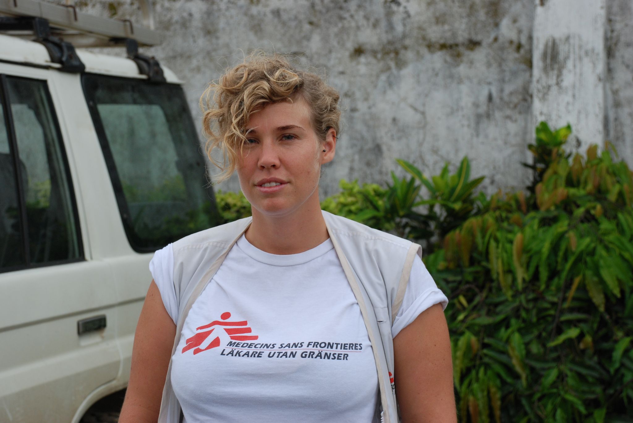 Johanna Linder, alumna from JTH, works for Médecins Sans Frontières.
