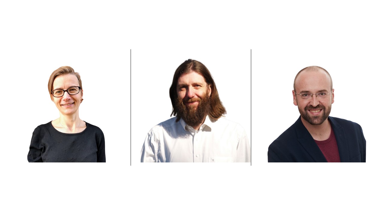 3 people looking to camera