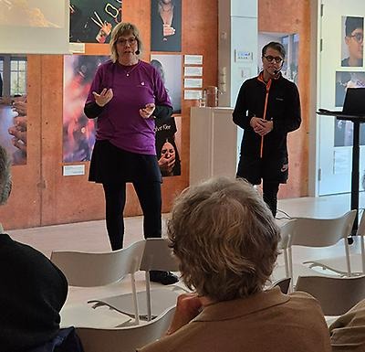 Sofi Fristedt and Oskar Jonsson gave a lecture at Jönköping County Museum.