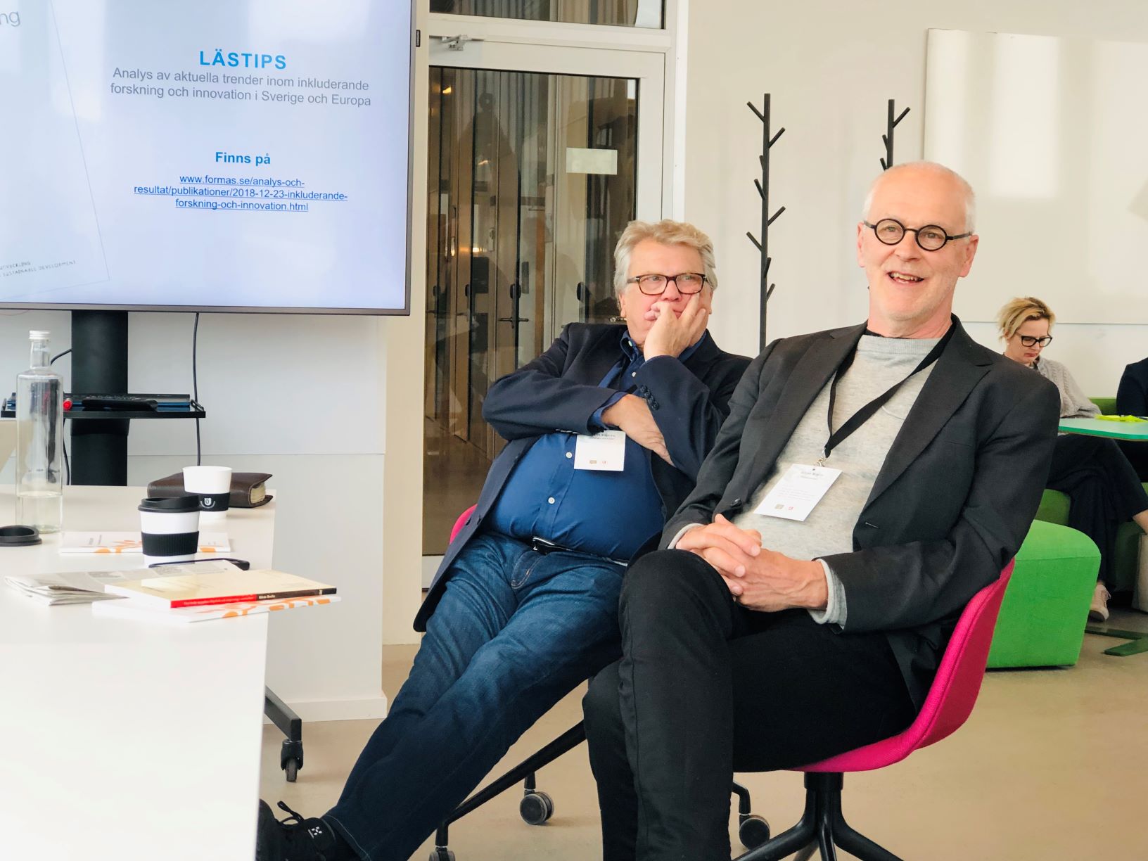 Per-Erik Ellström och Göran Brulin. 