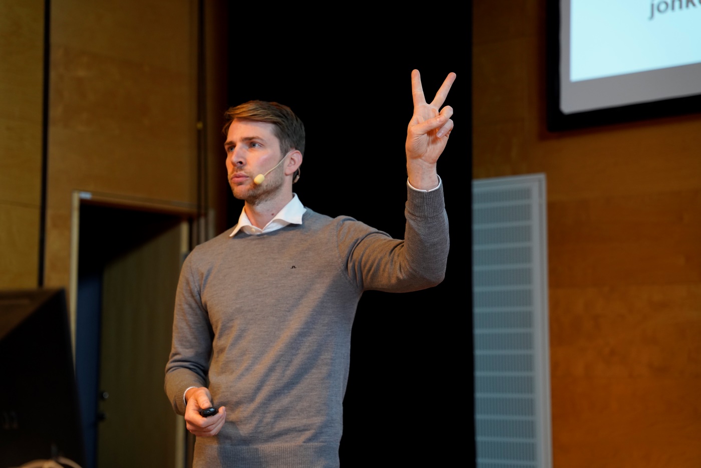 Simon Klintefors, climate strategist at Jönköping municipality.