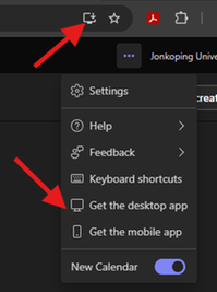 Image of Teams online with download icon